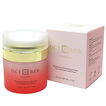 Load image into Gallery viewer, OCTOBER MOMENT Brightening Moisturizing Cream | Lightweight Anti-Dark Spot Daily Face Moisturizer Hydrates, Softens, and Protects with Powerful Plant Root Extracts + Squalane + Ceramide (50ml/1.7oz)