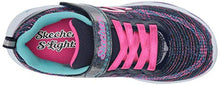 Load image into Gallery viewer, Skechers girls Sport Lighted - Shimmer Beams Sparkle Glow 20300n (Toddler) Sneaker, Navy/Multi, 8 Toddler US