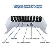 Load image into Gallery viewer, Lamptti Min Wireless Bluetooth Keyboard for PS5 Controller, Keyboard and Voice Chat Board for Messaging and Chat,Works with PS5, Smartphones and moreErgonomic Design