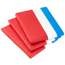 Load image into Gallery viewer, Hallmark Red, White and Blue Bulk Tissue Paper for Gift Wrapping (120 Sheets) for Gift Bags, Birthdays, Graduations, Fourth of July, Christmas, Hanukkah