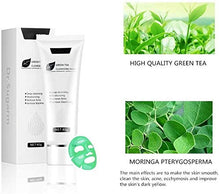 Load image into Gallery viewer, Green Tea Blackhead Mask, deep cleaning of black heads and pores, reduce fine lines and wrinkles, Facial Treatment Blackhead Remover Deep Cleansing Mask Peel Off Mask