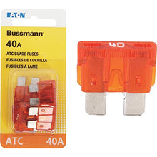 Load image into Gallery viewer, Bussmann (BP/ATC-40-RP 40 Amp ATC Blade Fuse, Pack of 5, Orange