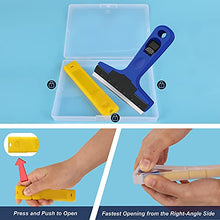 Load image into Gallery viewer, Razor Blade Scraper, Scraper Tool with 10PCS Extra Replacement Metal Blades, Razor Scraper Remover for Cleaning Paint, Caulk, Adhesive, Label, Decal, Sticker from Window, Glass, Tile, Floor, Stove Top