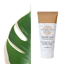 Load image into Gallery viewer, Botanic Tree Glycolic Acid Face Wash-Facial Exfoliating Cleanser w/ 10% Glycolic Acid-Acne Facial Wash For a Deep Clean-Anti Aging AHA Peel for Acne, Wrinkle Reduction-Natural Skin Facewash Scrub for Cystic Acne-6 Oz