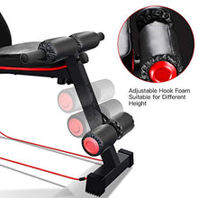 Load image into Gallery viewer, HARISON Weight Bench Adjustable Utility Exercise Workout Bench for Full Body Workout Home Gym Strength Training Multi-Purpose Folding Flat Incline Decline Bench 550 LBS (HR-608)