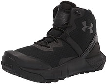Load image into Gallery viewer, Under Armour mens Micro G Valsetz Zip Mid Military and Tactical Boot, Black (001 Black, 10.5 US