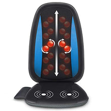 Load image into Gallery viewer, Comfier Shiatsu Back Massager with Heat -Deep Tissue Kneading Massage Seat Cushion, Massage Chair Pad for Full Back, Electric Body Massager for Home or Office Chair use