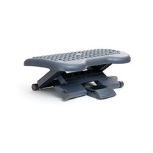 Load image into Gallery viewer, Mind Reader Comfy Rest, Ergonomic Foot, Pressure Relief for Comfort, Back, and Body, 3 Height, Black