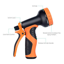 Load image into Gallery viewer, TomCare Garden Hose 50ft Expandable Garden Hose Flexible Car Wash Water Hose with 9 Function Spray Nozzle Super Durable 3750D Latex Core 3/4" Solid Brass Fittings Retractable Hose for Washing Watering