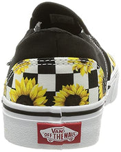 Load image into Gallery viewer, Vans Women's Low-Top Trainers Sneaker, Sunflower Checker Multi White, 8