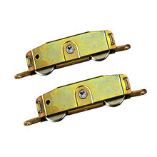Load image into Gallery viewer, Heavy Duty Sliding Patio Door Roller Assembly 1-1/4 Inch Steel Ball Wheel Bearing, Side Adjustable,2 Pack