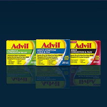 Load image into Gallery viewer, Advil Respiratory Sinus Congestion and Pain Relief Medicine & Fever Reducer with Ibuprofen and Phenylephrine HCl, 50 Count