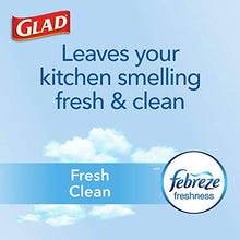 Load image into Gallery viewer, Glad ForceFlexPlus XL Grey Kitchen Drawstring Trash Bags, Febreze, 20 Gal, 80 Ct (Package May Vary)