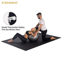 Load image into Gallery viewer, GXMMAT Extra Large Yoga Mat 6'x8'x7mm, Thick Workout Mats for Home Gym Flooring, Non-Slip Quick Resilient Barefoot Exercise Mat, Non Toxic Ultra Comfortable Cardio Mat for Pilates, Stretching, Fitness