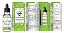 Load image into Gallery viewer, Organic Castor Oil Eyelash Serum by Sky Organics (1 oz) USDA Organic Cold-Pressed 100% Pure Castor Oil Natural Eyelash Serum Hexane-free Castor Oil with Mascara Brushes for Eyelashes and Eyebrows