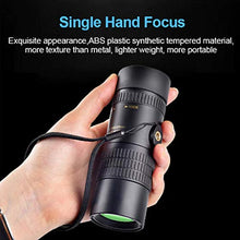 Load image into Gallery viewer, 4K 10-300X40mm Super Telephoto Zoom Monocular Telescope, Waterproof Fogproof Night Vision Monocular with Smartphone Holder & Tripod for Bird Watching Hunting Camping Travelling Hiking (B)