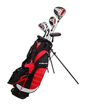 Load image into Gallery viewer, Precise XD-J Junior Complete Golf Club Set for Children Kids - 3 Age Groups Boys & Girls - Right Hand & Left Hand! (Red Ages 6-8, Right Hand)