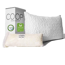 Load image into Gallery viewer, Coop Home Goods - Premium Adjustable Loft Pillow - Cross-Cut Memory Foam Fill - Lulltra Washable Cover from Bamboo Derived Rayon - CertiPUR-US/GREENGUARD Gold Certified - Queen
