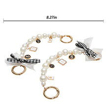 Load image into Gallery viewer, HI-REEKE Chains For Crocs Shoe Charm, White Acrylic Pearl Chain Charms Clog Sandals Pins Accessories decorations for Girls Adult Women Shoes Gift