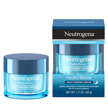 Load image into Gallery viewer, Neutrogena Hydro Boost Purified Hyaluronic Acid Pressed Night Serum, Facial Serum with Antioxidants & Hyaluronic Acid for Dry Skin, Oil-Free & Non-Comedogenic, 1.7 oz
