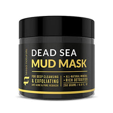 Load image into Gallery viewer, Dead Sea Mud Mask - Enhanced with Collagen - Reduces Blackheads, Pores, Acne, Oily Skin - Visibly Healthier Face & Body Complexion - All Natural Anti-Aging Formula for Women & Men