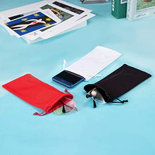 Load image into Gallery viewer, 25 Pieces Microfiber Case Pouch Bag Glasses Sunglasses Case Soft Pouch with Eyeglass Cleaning Cloth (Multicolor 1)