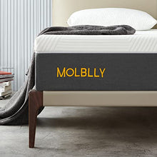 Load image into Gallery viewer, Molblly 12 Inches Queen Size Mattress, Gel Memory Foam Mattress in a Box, Back Pain Relief & Cool Bed,10-Year Support Mattress, Ultimate Motion Isolation, Fiberglass Free, Premium Queen Bed