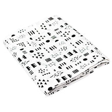 Load image into Gallery viewer, HonestBaby 3-Pack Organic Cotton Swaddle Blankets, Pattern Play, One Size