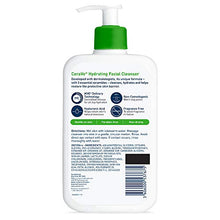 Load image into Gallery viewer, CeraVe Hydrating Facial Cleanser | Moisturizing Non-Foaming Face Wash with Hyaluronic Acid, Ceramides and Glycerin | 16 Fluid Ounce