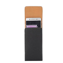 Load image into Gallery viewer, Vertical Cell Phone Belt Holster Pouch with Belt Clip and Belt Loop Case for iPhone 11 Pro XS X 8 7 6 6s/ Galaxy S6 S10e J5 J3 J2 S6 Edge Sol 3/ Moto G7 Play/ Google Pixel /LG Q7 Q6 K8