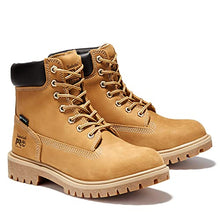 Load image into Gallery viewer, Timberland PRO Women's Direct Attach 6 Inch Steel Safety Toe Insulated Waterproof Industrial Work Boot, Wheat Nubuck, 7.5