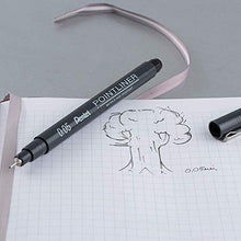 Load image into Gallery viewer, Pentel Arts Pointliner Drawing Pen, 0.05mm, Black Ink, Box of 12 Pens (S20P-05A)