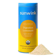 Load image into Gallery viewer, Sunwink Digestion Lemonade - Organic Lemon & Amla Powder for Digestion and Detox - Clean Superfood Powder for Lemon Water, Lemon Juice & Smoothies - No Added Sugar (40 Servings)