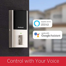 Load image into Gallery viewer, Kwikset Halo Touch Contemporary Square Wi-Fi Fingerprint Smart Lock No Hub Required featuring SmartKey Security in Satin Nickel (99590-003)