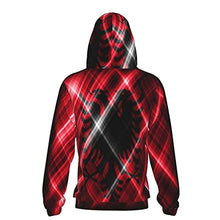 Load image into Gallery viewer, Albania Flag Print Hoodies Kids 3D Print Sweatshirts Long Sleeve Pullover Hoodies with Pocket for Teen Boys and Girls Black