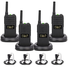Load image into Gallery viewer, CONNECOM Two Way Radio - Digital & Analog Walkie Talkies for Adults, Rugged 2 Way Radio Rechargeable Business Walky Talky Suitable for Shop, Hotel, Warehouse, Restaurant, CEducation GD700 4 Pack