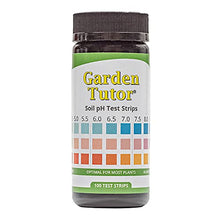 Load image into Gallery viewer, Garden Tutor Soil pH Test Kit (3.5-9 Range) | 100 Soil pH Test Strips
