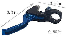 Load image into Gallery viewer, Bicycle BicycleStore 1 Pair Universal Aluminum Alloy Brake Handle Mountain Road Bike Brake Lever Diameter 22mm(Black)
