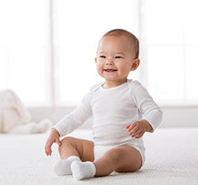 Load image into Gallery viewer, Gerber Unisex-Baby Newborn 2 Pack Long Sleeve Side Snap Mitten Cuffs Shirt, White, 0-3 Months