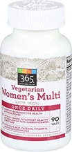 Load image into Gallery viewer, 365 Everyday Value, Vegetarian Women’s Multi with Iron, 90 ct
