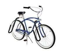 Load image into Gallery viewer, MBB Longboard Bicycle Surfboard Racks, by Moved By Bikes, Compatible with Shortboards, Longboards, and SUP Paddleboards, Quick Release Bars