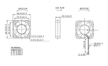 Load image into Gallery viewer, 4 Set 40mm 12V Dc Fan + Heatsink Kit with pre-Applied Thermal Conductive Adhesive Tape