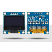 Load image into Gallery viewer, MakerFocus 4pcs I2C OLED 0.96 Inch OLED Display Module IIC SSD1306 128 64 LCD White with Du-pont Wire 40-Pin Female to Female for Ar duino UNO R3 STM
