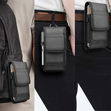 Load image into Gallery viewer, Njjex Cell Phone Holster for Samsung Galaxy S22 Ultra S21 S20+ S10 S9 Note 20 A01 A11 A21 A51 A71 A02S A12 A32 A42 A52 A13 iPhone 13 Pro Max 12 11 XS XR 7 8+ Nylon Belt Clip Holster Phone Holder Pouch