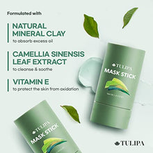 Load image into Gallery viewer, Green Tea Mask Stick, Green Mask Stick, Deep Cleansing Smearing Mask, Clay Charcoal Facial Mask Stick, Balancing Oil & Water, Moisturizing & Nourishing Skin