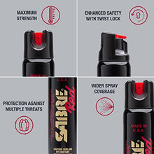 Load image into Gallery viewer, SABRE Magnum 120 Pepper Spray, 35 Bursts, 12-Foot (4-Meter) Range, Extra Large 122 Gram Canister, Wide Cone Spray Pattern, UV Marking Dye, Twist Lock Safety