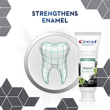 Load image into Gallery viewer, Crest Charcoal 3D White Toothpaste, Whitening Therapy, with Tea Tree Oil, Refreshing Mint flavor, 4.1 oz, Pack of 3