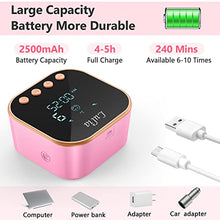 Load image into Gallery viewer, Double Electric Breast Pump with 10 Breastmilk Storage Bags, 2 Flanges and Milk Extractor, Breastfeeding Pump with 3 Modes, 9 Levels, Portable Breast Pump Strong Suction Power, Quiet, Pain Free(Pink)