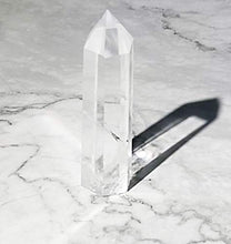 Load image into Gallery viewer, Luckeeper Healing Crystal Wands | 2" Clear Quartz Crystal Wand & Rose Quartz Crystal Points,Black Obsidian| 6 Faceted Reiki Chakra Meditation Therapy