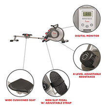 Load image into Gallery viewer, Sunny Health & Fitness Magnetic Rowing Machine Rower w/ LCD Monitor
